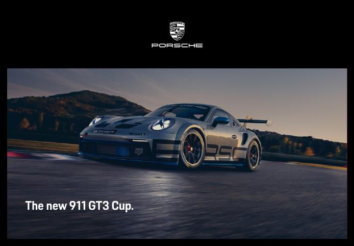 Рекламный буклет Porsche 992 GT3 Cup